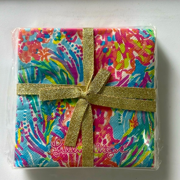 Lilly Pulitzer 24-pack of Cocktail Napkins NWT - Picture 1 of 5